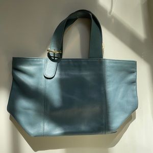 Light blue 90s Coach bag